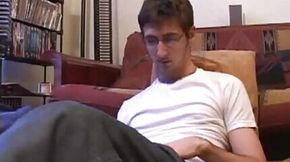 giant dick of sexy Michael beating off