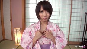 petite traditionel japanese geisha teen seduce to first fuck and rimjob by client in full uncensored jav porn
