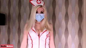 Cougar watches as hot nurse sucks everything from you during a POV COVID-19 test.
