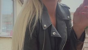 Leather on Cigarette smoked Lets go
