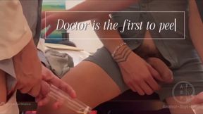 Stepson's Medical Exam in Front of Stepdaddy - Part 2: the Urine Samples
