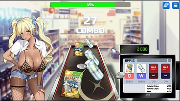 Body Pay [ Hentai Game ] Ep.1 Hot prostitute use her hot plump body to pay at the grocery store !