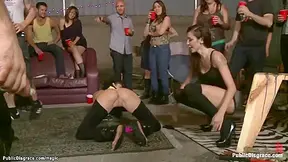 Hoe Stuffed With Sausages In Public With Mandy Sky And Tommy Pistol