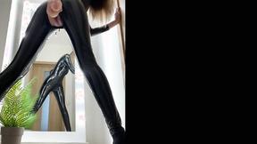 ”Beauty in a tight uniform does some teasing”