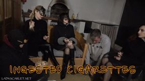 INGESTED CIGARETTES - SIGARETTE INGERITE