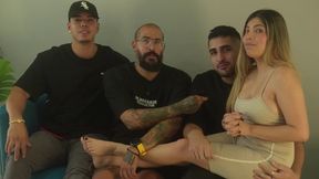 TRIO-Mi mejor amigo me deja follar a su mujer en terapia psicologica- Niputanisantaclubx