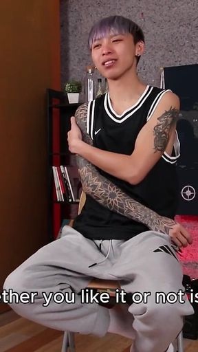 No.ksgh06 Climax Labs Ep.45 Handsome Male Model with Tattooed Arms and Prostate Incontinence. Ep.1-5