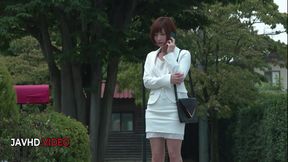 Appealing Japanese Wife's Sultry Blowjob Scene with Sloppy Moments