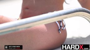 Brunette Babe Tittyducked & Anally Pounded - Anissa Kate - HardX