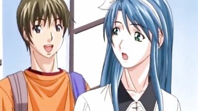 Big-titted cartoon teen gets disciplined and punished in this hentai school video