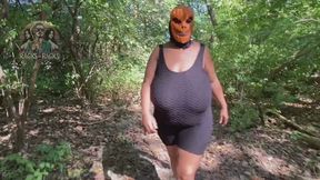 Huge Tits Pumpkin Head