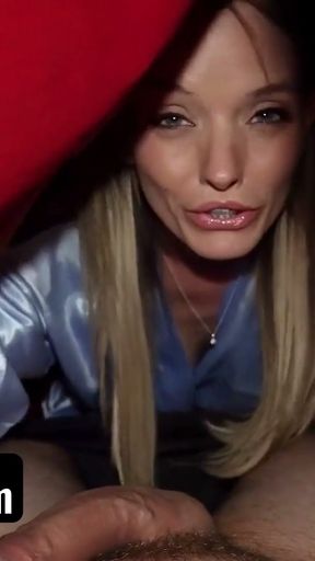 Perv Mom - Gorgeous Stepmom Pristine Edge Gives Stepson Sex Lessons   Clip 1