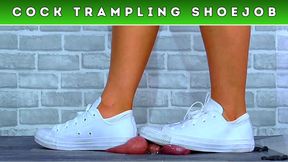 Cum Under The Rough Soles Of My Leather Converse All Stars (138) - Bug Cam - Trainer Trample Sneaker Trampling CBT Ballbusting Shoejob Cumshot Crush F