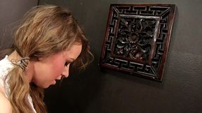 pressley carter sucks cock in gloryhole confessions