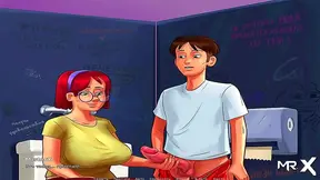 Anime Teen Tempts Champion with Steamy Summer Romance Reward