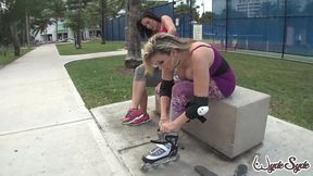 bbw milf cougar sara jay & kendra lust sharing karlo karrera dick!