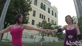 bbw milf cougar sara jay & kendra lust sharing karlo karrera dick!