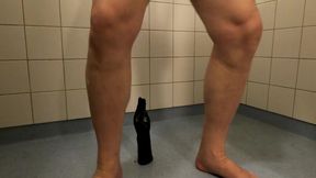Swedish  pierced Amateur taking fistdildo  moaning when filled completely