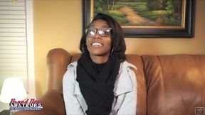 Sylvia Petite Nerdy Brunette Glasses Sloppy Deepthroat Then Anal!