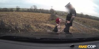 Uniform Fantasy: Tattooed Punk Beauty Gets Wild with a Cop - POV Adventure!