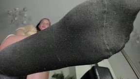 Black Socks in Long Feet
