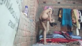 Standing Nude dancing and shaking boobs and hairy pussy, with perfect tits and pussy close up.