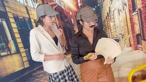 Detective Sherlock Sushi and Kate Watson Shrink and torment suspects HIDEF