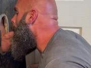 Anonymous White Cock Feeds Me