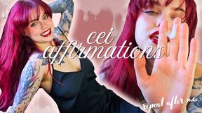 CEI Affirmations - Ginger Rae - cum eating instructions - femdom - cum eating encouragement - daily mantras