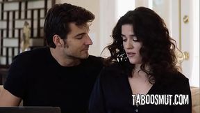 Brunette Housewife Fucked By The IT Guy After Got Caught With Porn