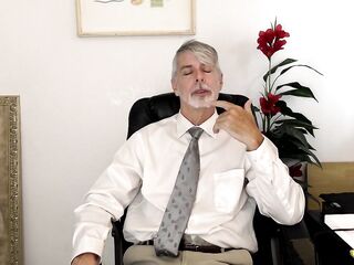 ManPuppy: Psychiatrist Richard Lennox Teaches Virgin To Cum In Office Session