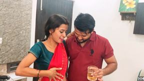 Housekeeping staff Hardcore Sex By his Boss By huge cock