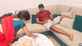 Housekeeping staff Hardcore Sex By his Boss By huge cock