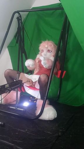 Dildo in My Furry Ass 1