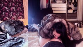 Fucking Instead of Partying My Secret Fetish in a Fur Coat