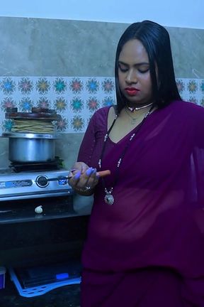 Indian Bhabhi Made Happy by Servant