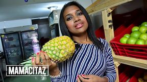 CARNEDELMERCADO - (Luisa Chocolate, Pedro Nel) - Bubble Butt Latina Ebony Turns Out To Be A Hardcore Nympho After Public Pickup &amp_ Fuck