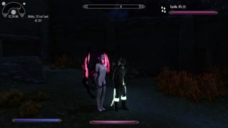 Skyrim: Sexy Succubus drains an entire bandit camp