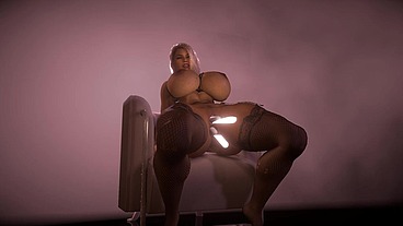 Thick Buff Chick Dildo Music Video