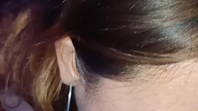 Real cheater wife gets POV blowjob and anal creampie