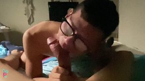 Two Guys with Huge Cocks Fuck and Fill Their Asses with Cum