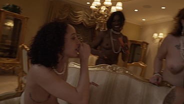 What Ana Foxxx, Alexis Tae, Maddy May, and Siouxise Q do at a Slumber Party