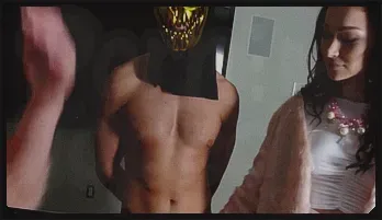 Teen Foursome Halloween Party: Big Dick and Natural Tits