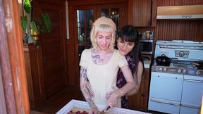 candid sex all over the kitchen with pony ramone