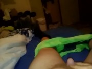Redhead masturbates until he cums