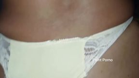 my friend went out to buy and left me alone with his wife, I ended up eating the naughty girl and cumming inside her pussy