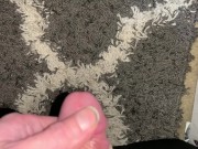 Rjohnson1226- Naughty pee on my bedroom floor makes me SUPER horny so I had to cum!!