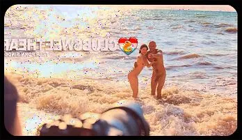 Hot Beach Sex Photoshoot with Teens and Threesome Fun free porn