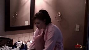 Angel changing her clothes