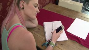 Cute stepdaughter Carly Rae gets fucked by her stepdad Luke Hotrod